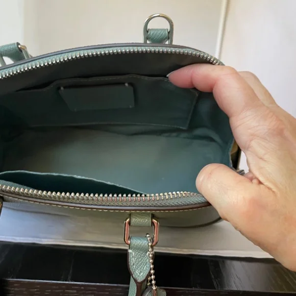 COACH MINI SIERRA SATCHEL IN LIGHT TEAL - Picture 4 of 15